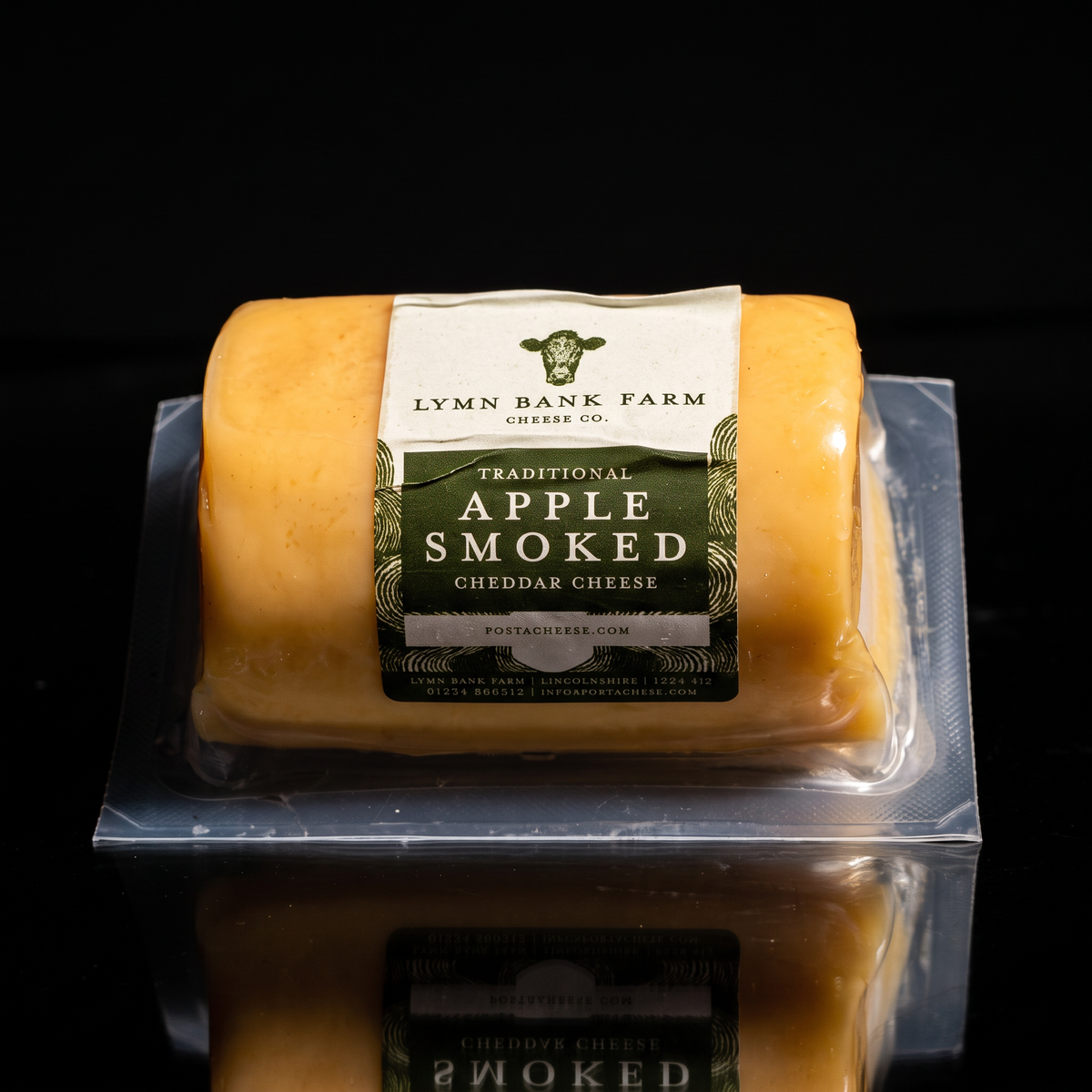 Äppelrökt Cheddar - Lymn Bank Farm, 145g